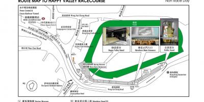 Happy Valley, Hong Kong haritası