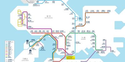 HK harita MTR