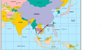 Asya haritası Hong Kong