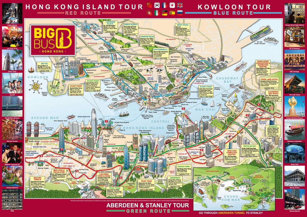 Hong Kong büyük otobüs turu göster