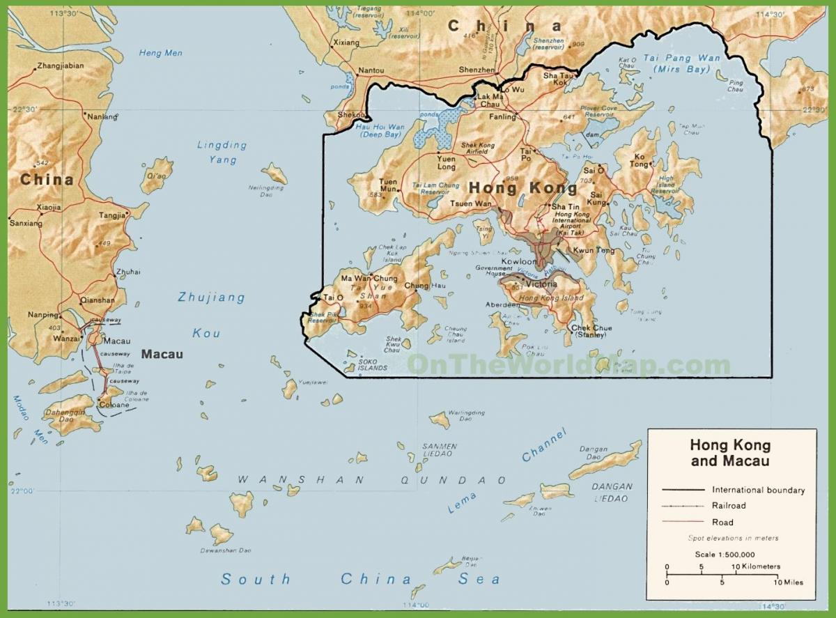 Hong Kong siyasi haritası