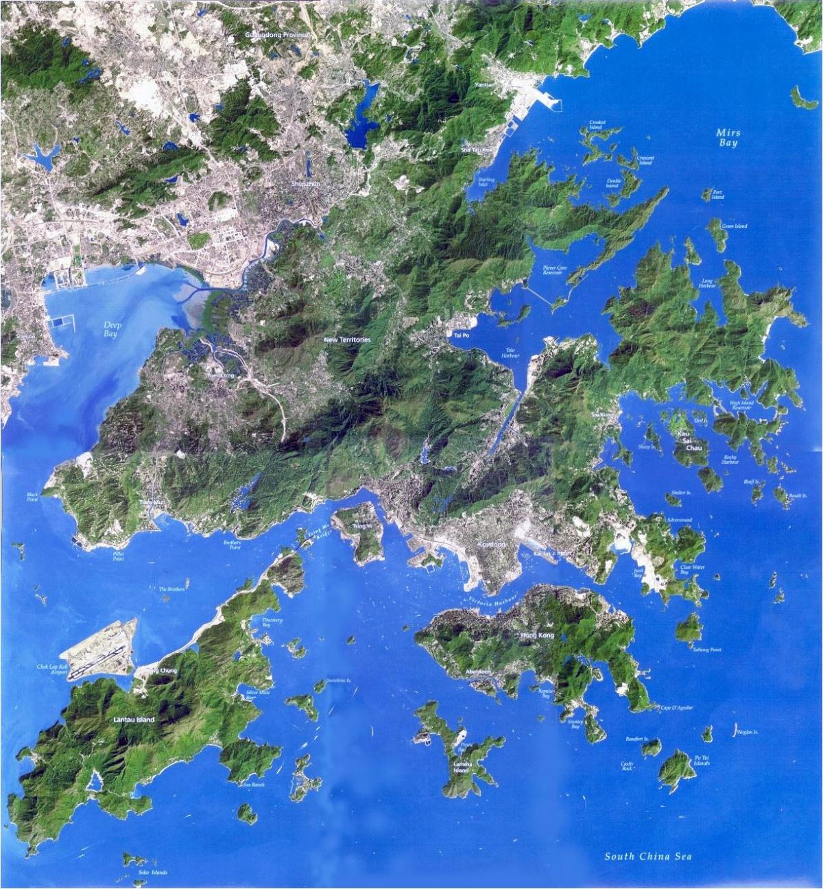uydu haritası Hong Kong