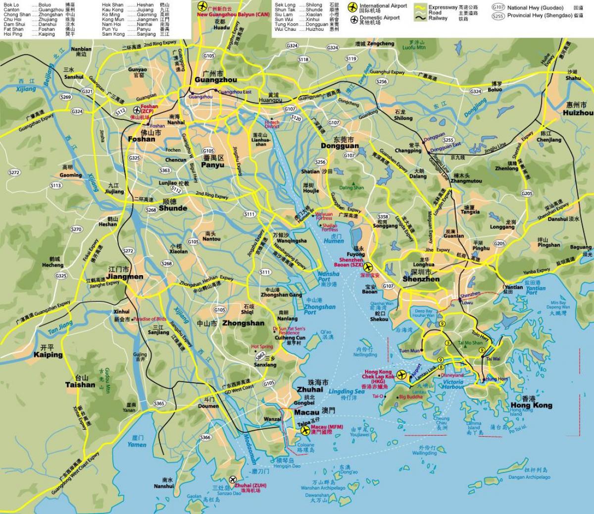 Hong Kong yol haritası