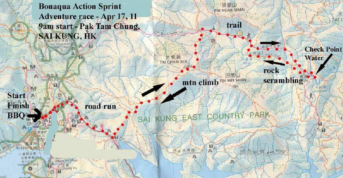 Sai Kung haritası Hong Kong