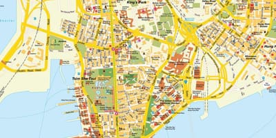 Hong Kong şehir haritası