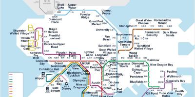 Hong Kong metro haritası