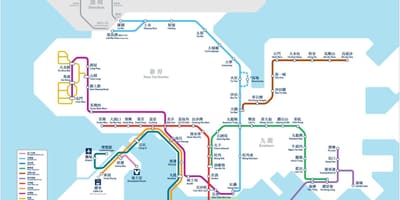 Hong Kong metro haritası