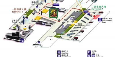Hong Kong havaalanı map terminal 1 2