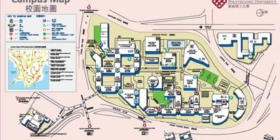 Hong Kong polytechnic Üniversitesi Harita