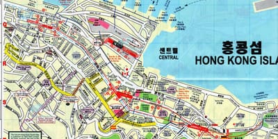 Sheung Wan, Hong Kong haritası