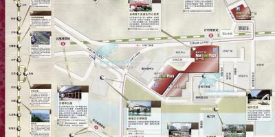 Tsim Sha Tsui, Hong Kong haritası
