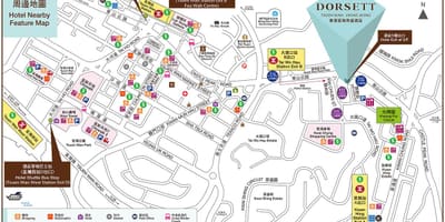 Tsuen Wan MTR istasyonu haritası